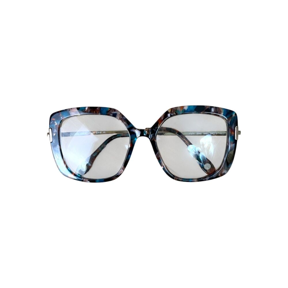Fysh F-2080 Cobalt Petal Oversized Eyeglasses Glasses Frames - Needs Lenses